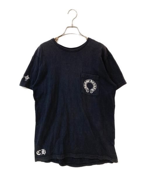 CHROME HEARTS（クロムハーツ）CHROME HEARTS (クロムハーツ) T-BAR ポケットTシャツ ブラック サイズ:Lの古着・服飾アイテム