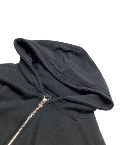 CHROME HEARTS（クロムハーツ）CHROME HEARTS (クロムハーツ) HOODIE ZIP 裏地サーマル ダガージップ パーカー ブラック サイズ:XLの古着・服飾アイテム