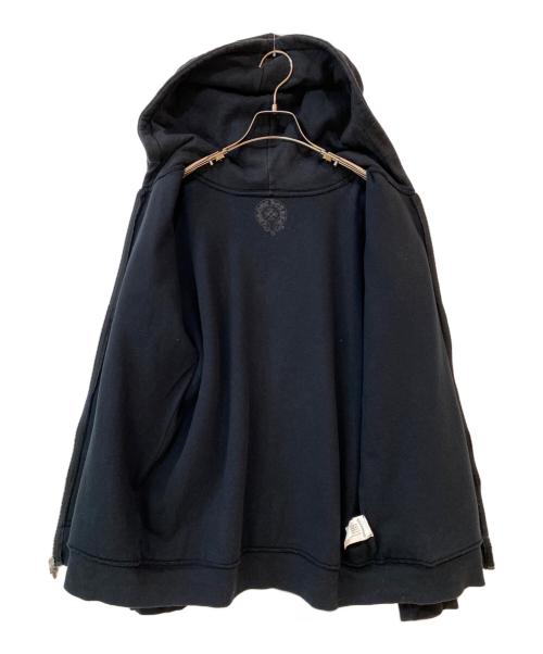 CHROME HEARTS（クロムハーツ）CHROME HEARTS (クロムハーツ) T-BAR ダガージップ パーカー ブラック サイズ:XLの古着・服飾アイテム