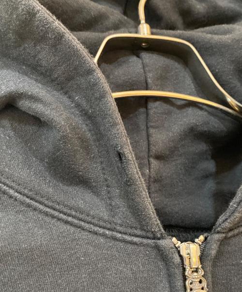 CHROME HEARTS（クロムハーツ）CHROME HEARTS (クロムハーツ) T-BAR ダガージップ パーカー ブラック サイズ:XLの古着・服飾アイテム