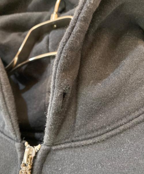 CHROME HEARTS（クロムハーツ）CHROME HEARTS (クロムハーツ) T-BAR ダガージップ パーカー ブラック サイズ:XLの古着・服飾アイテム