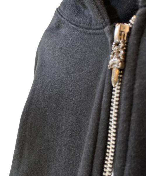 CHROME HEARTS（クロムハーツ）CHROME HEARTS (クロムハーツ) T-BAR ダガージップ パーカー ブラック サイズ:XLの古着・服飾アイテム