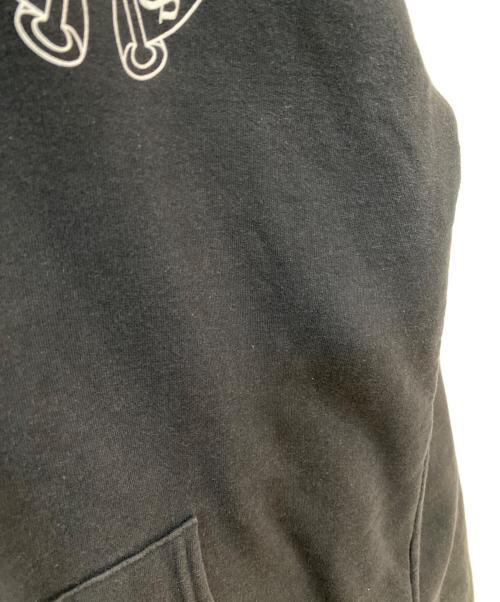 CHROME HEARTS（クロムハーツ）CHROME HEARTS (クロムハーツ) T-BAR ダガージップ パーカー ブラック サイズ:XLの古着・服飾アイテム