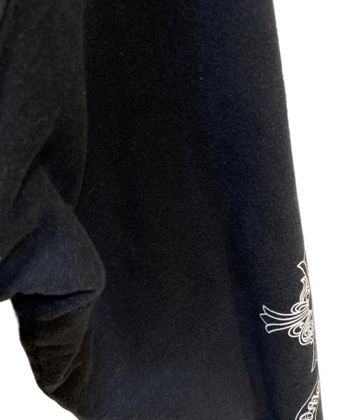 CHROME HEARTS（クロムハーツ）CHROME HEARTS (クロムハーツ) T-BAR ダガージップ パーカー ブラック サイズ:XLの古着・服飾アイテム
