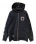 CHROME HEARTS（クロムハーツ）の古着「T-BAR ダガージップ パーカー」｜ブラック