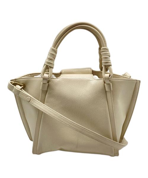 TOFF&LOADSTONE（トフアンドロードストーン）TOFF&LOADSTONE (トフアンドロードストーン) Ensemble 2WAYトートバッグ ベージュ サイズ:なしの古着・服飾アイテム