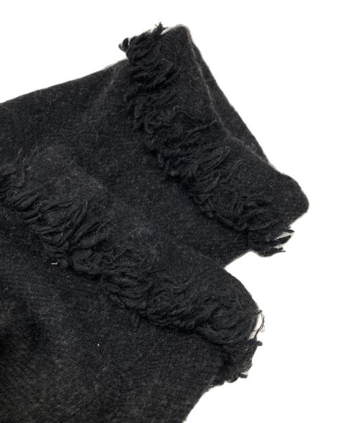 YOHJI YAMAMOTO（ヨウジヤマモト）YOHJI YAMAMOTO (ヨウジヤマモト) 08AW フリンジデザインハーフコート ブラック サイズ:2の古着・服飾アイテム