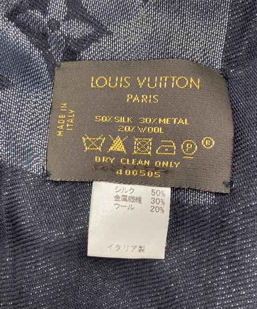 LOUIS VUITTON（ルイ ヴィトン）LOUIS VUITTON (ルイ ヴィトン) モノグラムウールシルクストール ブラック サイズ:なしの古着・服飾アイテム