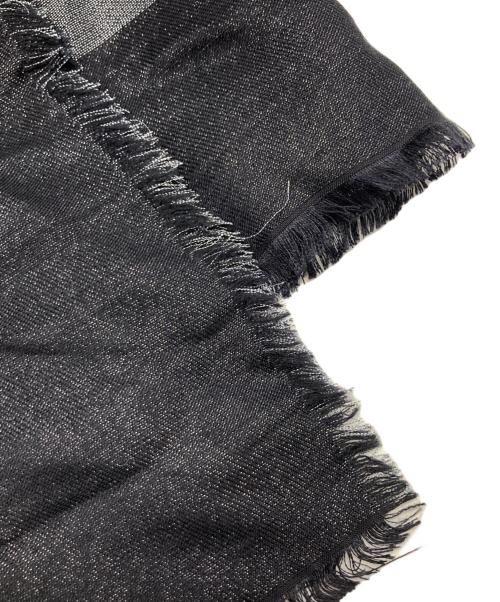 LOUIS VUITTON（ルイ ヴィトン）LOUIS VUITTON (ルイ ヴィトン) モノグラムウールシルクストール ブラック サイズ:なしの古着・服飾アイテム