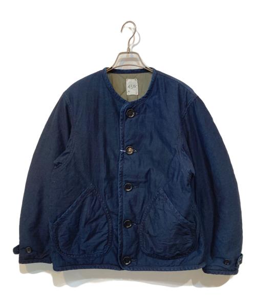 45R（フォーティファイブ・アール）45R (フォーティファイブ・アール) サテンキルトの908ビーチブルゾン ネイビー サイズ:01の古着・服飾アイテム