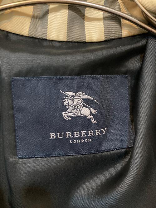 BURBERRY LONDON（バーバリーロンドン）BURBERRY LONDON (バーバリーロンドン) ライナー付きスタンドカラー コート ブラック サイズ:3Lの古着・服飾アイテム