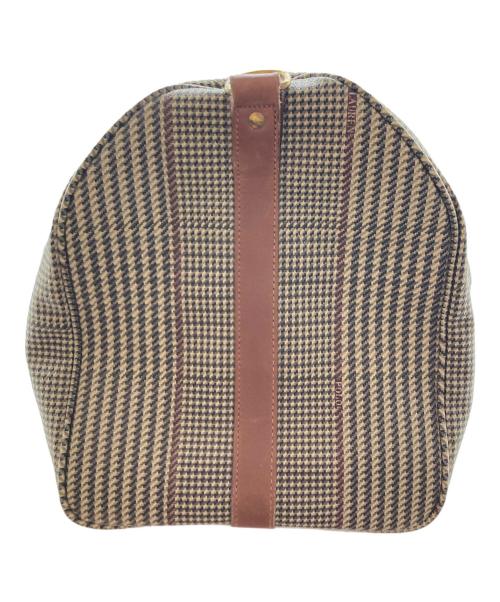 POLO RALPH LAUREN（ポロ・ラルフローレン）POLO RALPH LAUREN (ポロ・ラルフローレン) 千鳥格子柄ボストンバッグ ベージュ サイズ:なしの古着・服飾アイテム