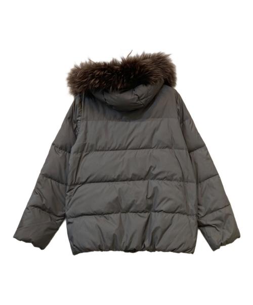 nano・universe（ナノ・ユニバース）nano・universe (ナノ・ユニバース) nano baseダウンジャケット グレー サイズ:Mの古着・服飾アイテム