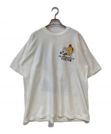 STUDIO AVEN TURES（スタジオ アヴァンチャーズ）の古着「タンタンの冒険 プリントTシャツ」｜ホワイト
