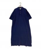 INSCRIREアンスクリア）の古着「Big Polo One Piece」｜ネイビー