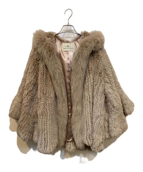 GRACE CONTINENTAL（（グレースコンチネンタル）GRACE CONTINENTAL (（グレースコンチネンタル) フォックスファー混ラビットファージャケット ベージュ サイズ:Sの古着・服飾アイテム