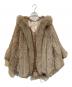 GRACE CONTINENTAL（（グレースコンチネンタル）の古着「フォックスファー混ラビットファージャケット」｜ベージュ