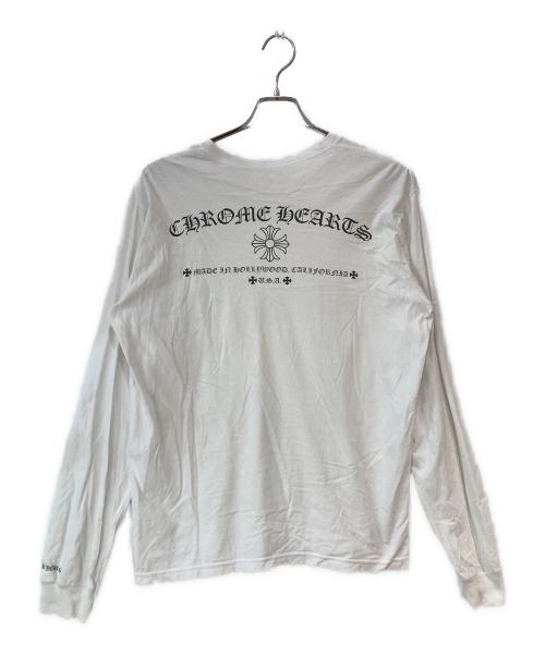 CHROME HEARTS（クロムハーツ）CHROME HEARTS (クロムハーツ) 長袖カットソー ホワイト サイズ:Lの古着・服飾アイテム