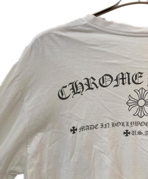 CHROME HEARTS（クロムハーツ）CHROME HEARTS (クロムハーツ) 長袖カットソー ホワイト サイズ:Lの古着・服飾アイテム