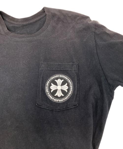CHROME HEARTS（クロムハーツ）CHROME HEARTS (クロムハーツ) ＣＨプラスポケットTシャツ ブラック サイズ:Lの古着・服飾アイテム