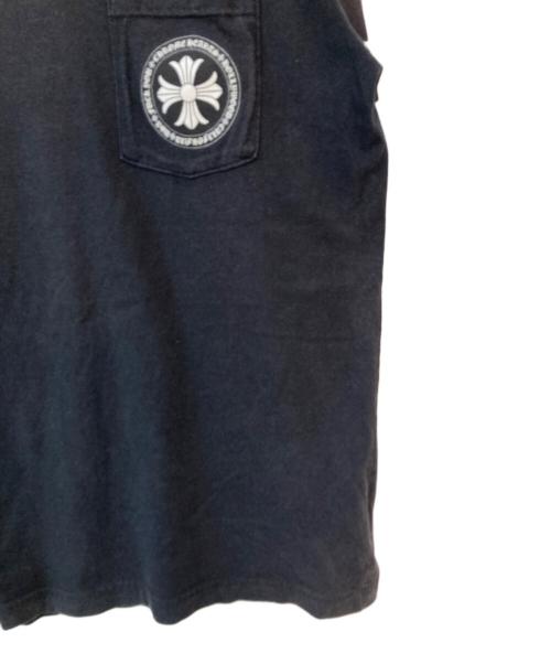 CHROME HEARTS（クロムハーツ）CHROME HEARTS (クロムハーツ) ＣＨプラスポケットTシャツ ブラック サイズ:Lの古着・服飾アイテム