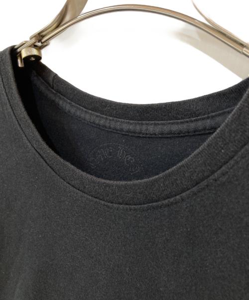 CHROME HEARTS（クロムハーツ）CHROME HEARTS (クロムハーツ) セメタリークロス ホースシューポケットTシャツ ブラック サイズ:Lの古着・服飾アイテム