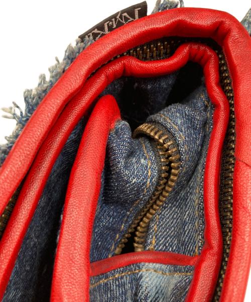 KMRII（ケムリ）KMRii (ケムリ) スタッズレザーウエストポーチ インディゴ サイズ:なしの古着・服飾アイテム