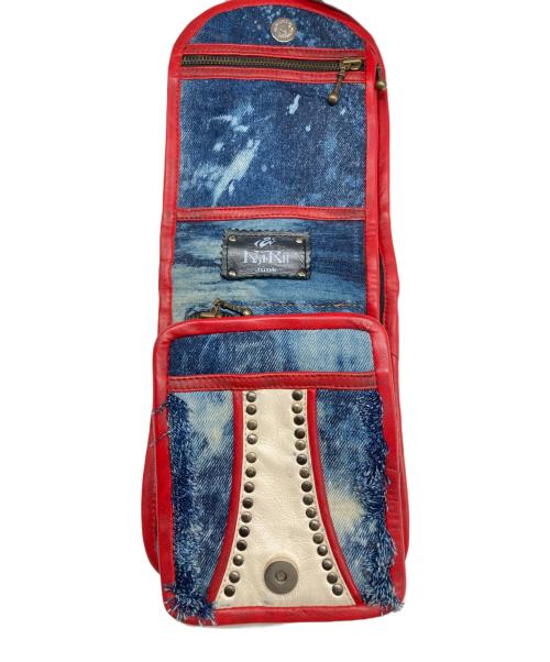 KMRII（ケムリ）KMRii (ケムリ) スタッズレザーウエストポーチ インディゴ サイズ:なしの古着・服飾アイテム