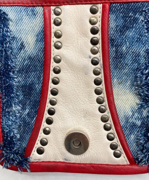 KMRII（ケムリ）KMRii (ケムリ) スタッズレザーウエストポーチ インディゴ サイズ:なしの古着・服飾アイテム