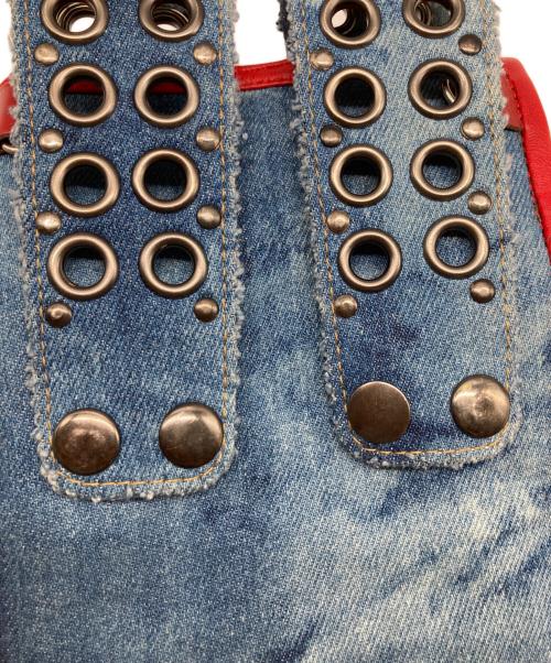 KMRII（ケムリ）KMRii (ケムリ) スタッズレザーウエストポーチ インディゴ サイズ:なしの古着・服飾アイテム