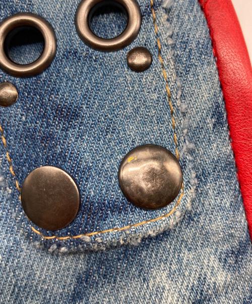 KMRII（ケムリ）KMRii (ケムリ) スタッズレザーウエストポーチ インディゴ サイズ:なしの古着・服飾アイテム