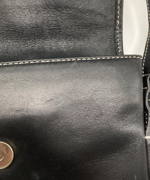 BURBERRY（バーバリー）BURBERRY (バーバリー) 裏地ノヴァチェック ショルダーバッグ ブラック サイズ:なしの古着・服飾アイテム