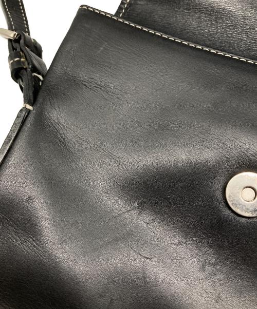 BURBERRY（バーバリー）BURBERRY (バーバリー) 裏地ノヴァチェック ショルダーバッグ ブラック サイズ:なしの古着・服飾アイテム