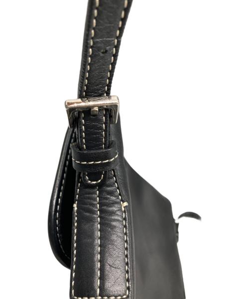 BURBERRY（バーバリー）BURBERRY (バーバリー) 裏地ノヴァチェック ショルダーバッグ ブラック サイズ:なしの古着・服飾アイテム