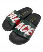 GUCCI×PALACEグッチ×パレス）の古着「Logo Web Sandal」｜ブラック