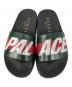 中古・古着 GUCCI (グッチ) PALACE (パレス) Logo Web Sandal ブラック サイズ:35：10000円