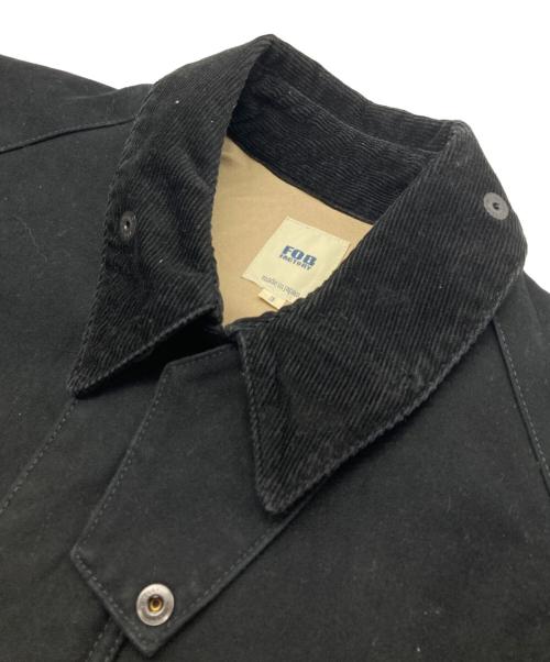 F.O.B FACTORY（エフオービー ファクトリー）F.O.B FACTORY (エフオービー ファクトリー) ライディングジャケット モールスキン ブラック サイズ:Lの古着・服飾アイテム