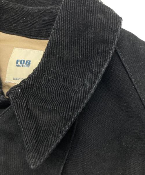 F.O.B FACTORY（エフオービー ファクトリー）F.O.B FACTORY (エフオービー ファクトリー) ライディングジャケット モールスキン ブラック サイズ:Lの古着・服飾アイテム