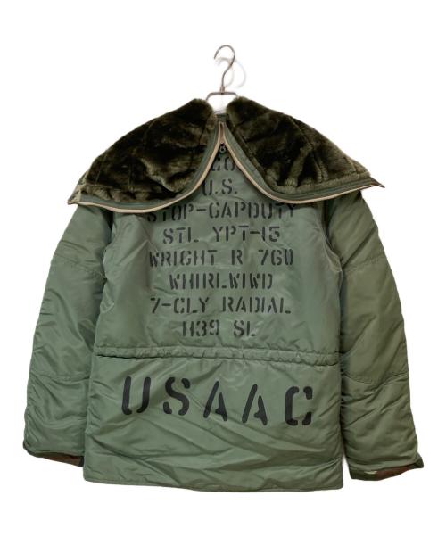 AVIREX（アヴィレックス）AVIREX (アヴィレックス) N-3B ジャケット カーキ サイズ:Mの古着・服飾アイテム