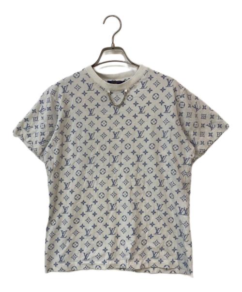 LOUIS VUITTON（ルイ ヴィトン）LOUIS VUITTON (ルイ ヴィトン) モノグラムLVチェーンTシャツ ホワイト サイズ:Lの古着・服飾アイテム