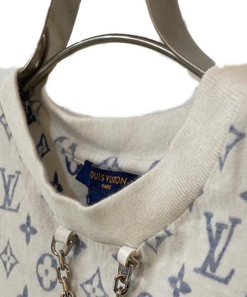 LOUIS VUITTON（ルイ ヴィトン）LOUIS VUITTON (ルイ ヴィトン) モノグラムLVチェーンTシャツ ホワイト サイズ:Lの古着・服飾アイテム