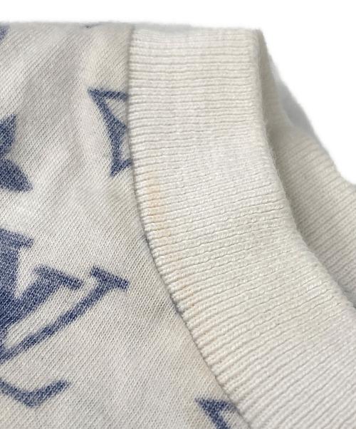 LOUIS VUITTON（ルイ ヴィトン）LOUIS VUITTON (ルイ ヴィトン) モノグラムLVチェーンTシャツ ホワイト サイズ:Lの古着・服飾アイテム