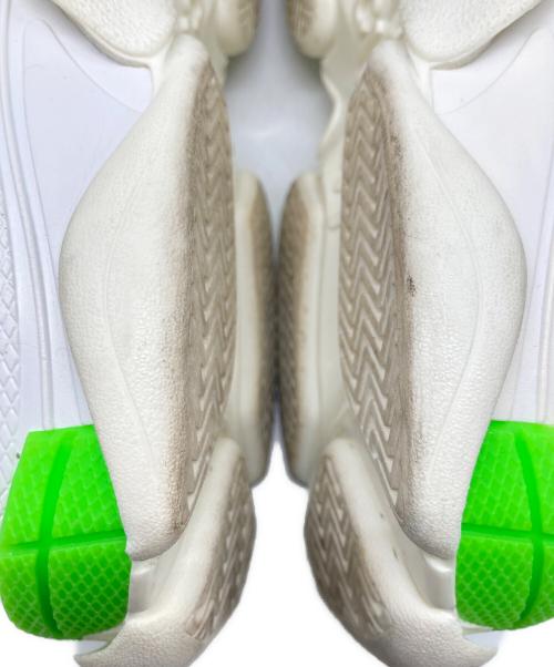 BALENCIAGA（バレンシアガ）BALENCIAGA (バレンシアガ) TRIPLE S スニーカー ホワイト×グリーン サイズ:27㎝の古着・服飾アイテム