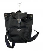 PRADAプラダ）の古着「テスートナイロン バックパック」｜ブラック
