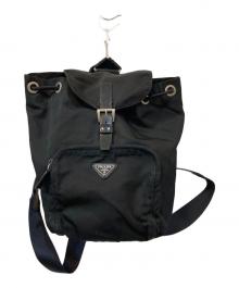 PRADA（プラダ）の古着「テスートナイロン バックパック」｜ブラック