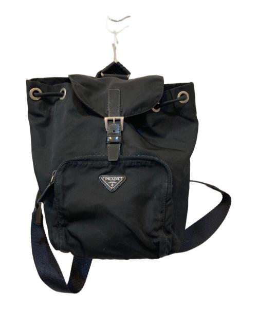 PRADA（プラダ）PRADA (プラダ) テスートナイロン バックパック ブラック サイズ:なしの古着・服飾アイテム