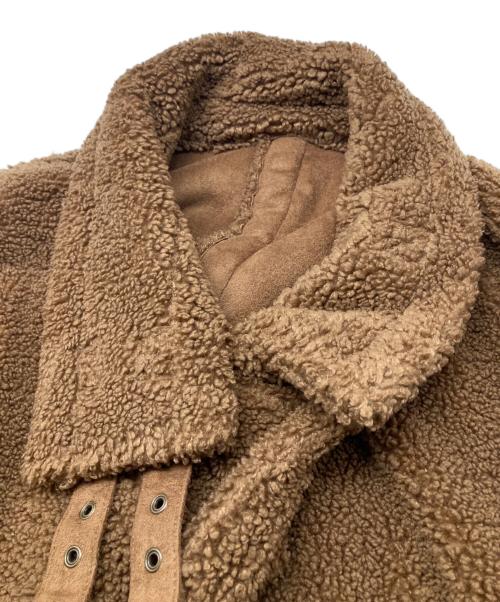 FRAMeWORK（フレームワーク）FRAMeWORK (フレームワーク) ボアポンチョコート ブラウン サイズ:FREEの古着・服飾アイテム