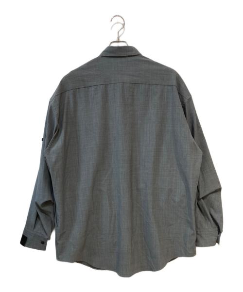 N.HOOLYWOOD（エヌ ハリウッド）N.HOOLYWOOD (エヌ ハリウッド) オーバーサイズシャツ グレー サイズ:40の古着・服飾アイテム