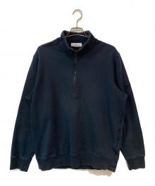 STONE ISLAND（ストーンアイランド）の古着「6100619 ORGANIC COTTON FLEECE ハーフジップ スウェット」｜ネイビー