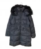 COACHコーチ）の古着「ラムファー フード付ダウンコート」｜ブラック
